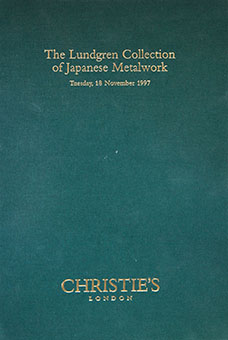 The Lundgren Collection of Japanese Metalwork, Tuesday, 18 November 1997