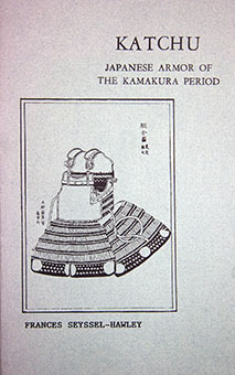Katchū – Japanese armor of the Kamakura period by Frances Seyssel-Hawley